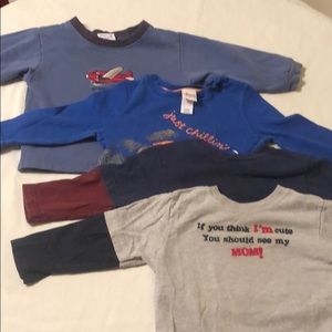X4 boys long sleeve shirts 24mo
